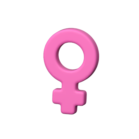 Gênero feminino  3D Icon