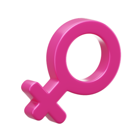 Gênero feminino  3D Icon