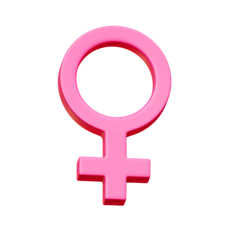 Gênero feminino  3D Icon
