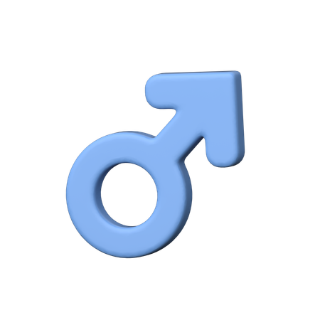 Sexo masculino  3D Icon