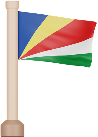 Seychelles Flag  3D Icon