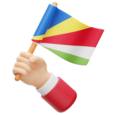 Seychelles Flag  3D Icon