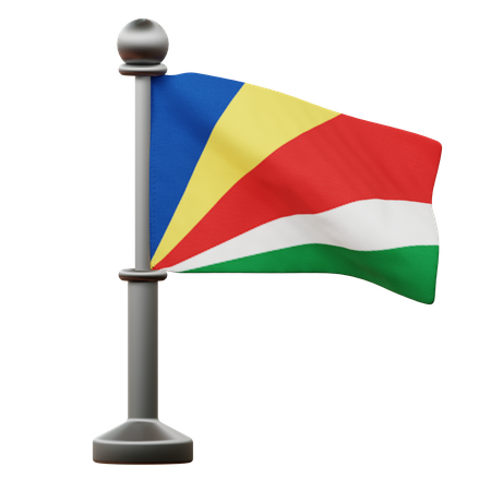 Seychelles Flag  3D Icon