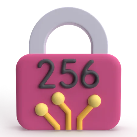 SHA 256  3D Icon