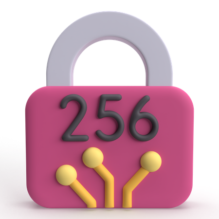 SHA 256  3D Icon