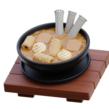 Shabu Shabu  3D Icon