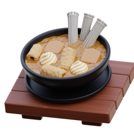 Shabu shabu  3D Icon