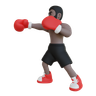 shadow boxing 3d logo