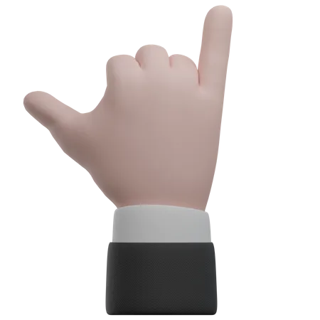 Shaka-Handgesten  3D Icon