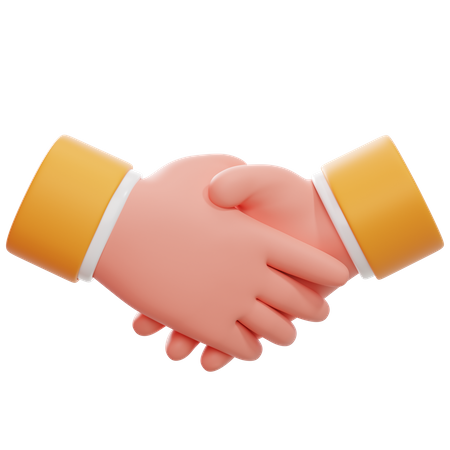 Shake Hand Gesture  3D Icon