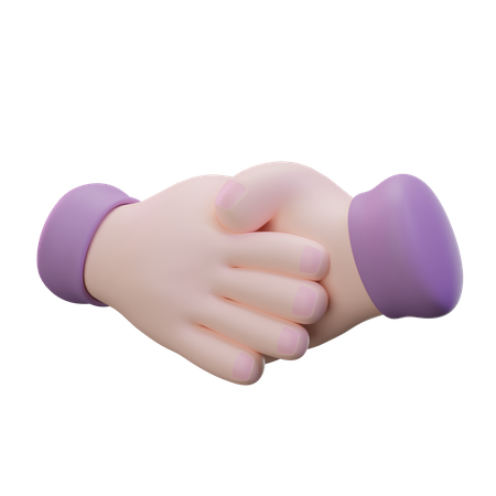 Shake Hand Gesture  3D Icon