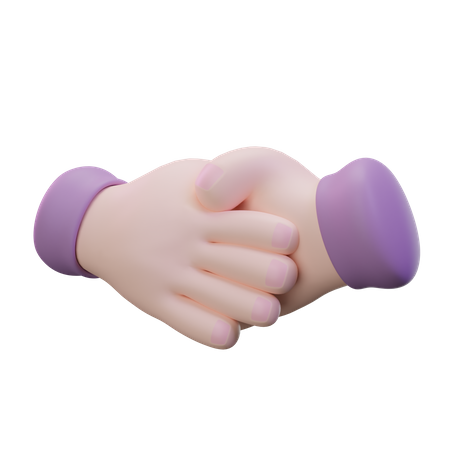 Shake Hand Gesture  3D Icon