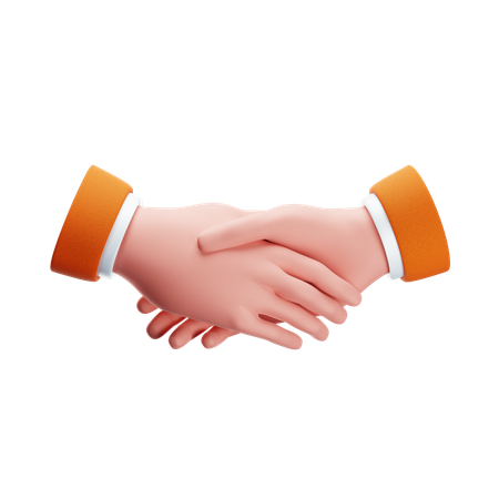 Shake Hand Gesture  3D Icon