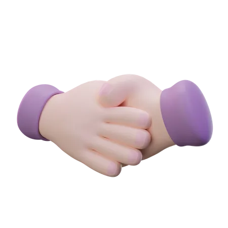 Shake Hand Gesture  3D Icon