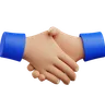 Shake hand hand gesture