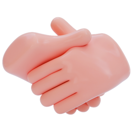 Shake Of Hands Hand Gesture  3D Icon