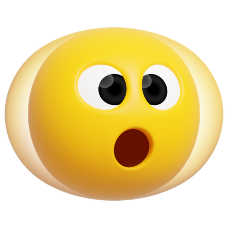 Shaking Face Emoji  3D Icon