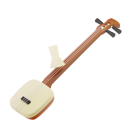 Shamisen  3D Icon