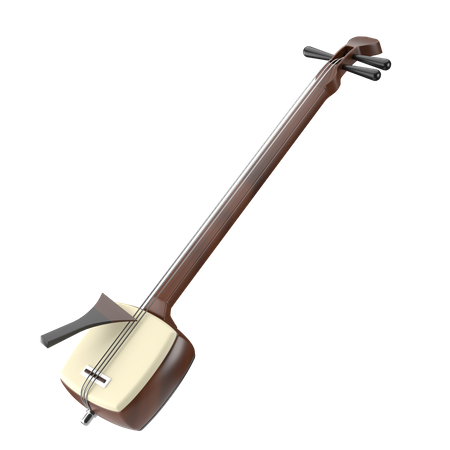 Shamisen  3D Icon