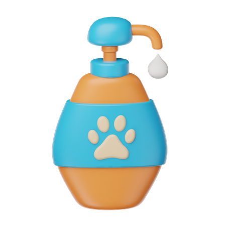Shampoing pour animaux de compagnie  3D Icon