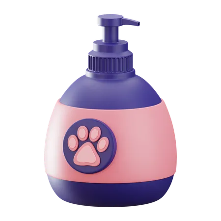 Shampoing pour animaux de compagnie  3D Icon