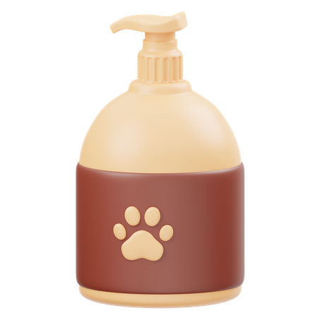 Shampoing pour animaux de compagnie  3D Icon