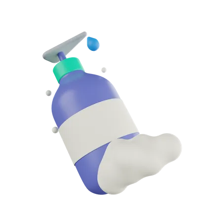 Xampu para bebê  3D Icon