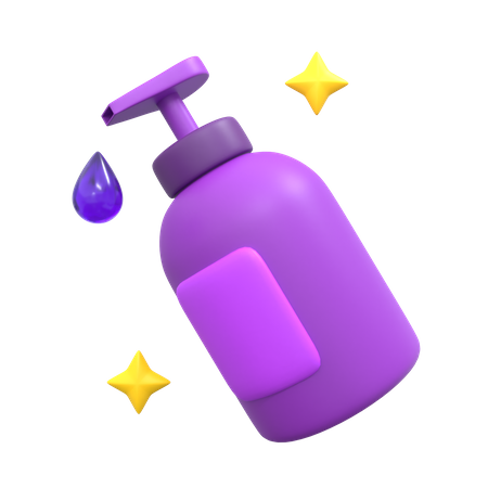 Shampoo Bottle 3D Icon