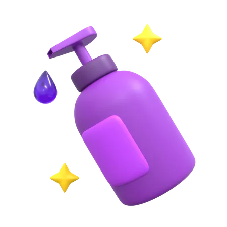Shampoo Bottle  3D Icon