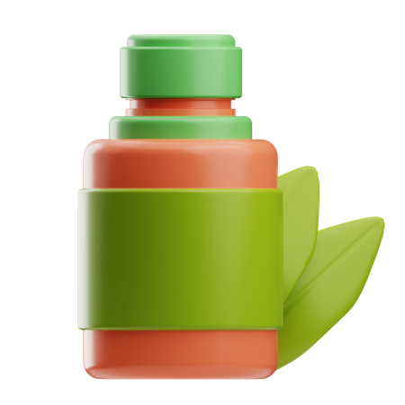 Shampoo Cuidados com a pele  3D Icon