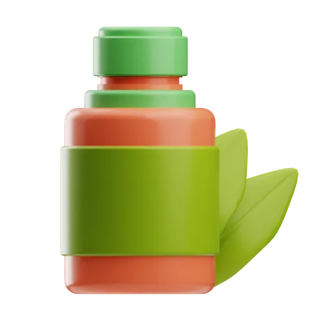 Shampoo Cuidados com a pele  3D Icon