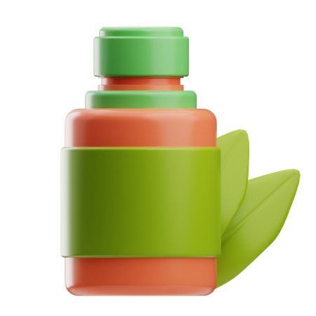 Shampoo Hautpflege  3D Icon