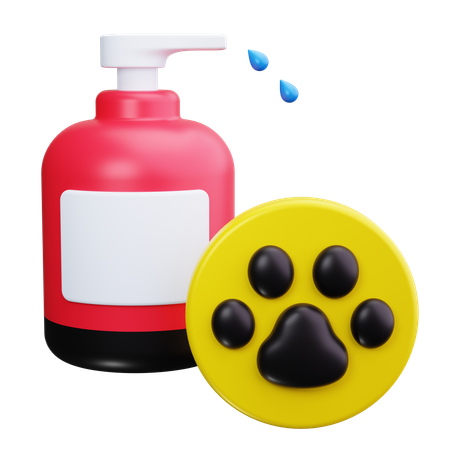 Shampoo para animais de estimação  3D Icon