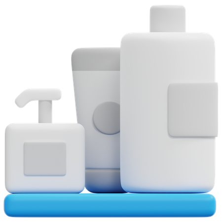 Shampoo Shelf  3D Icon