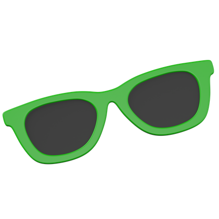 샴록 안경  3D Icon