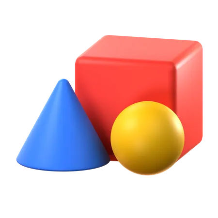 Shape  3D Icon