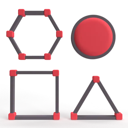 Shape  3D Icon