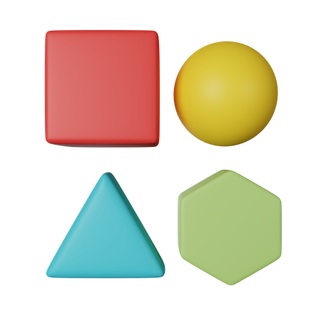 Shape  3D Icon