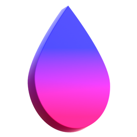 Shape Drop  3D Icon