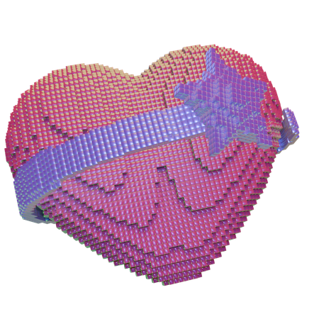 Shape Heart With Ring  3D Icon