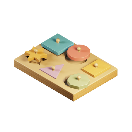 Shape Puzzle  3D Icon