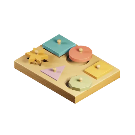 Shape Puzzle  3D Icon