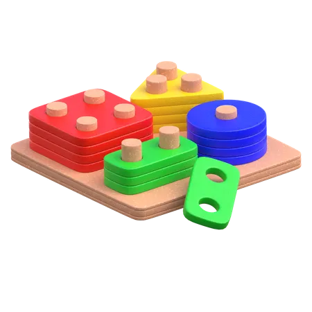 Shape Puzzle  3D Icon