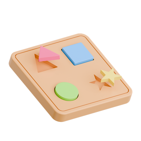 Shape Sorting  3D Icon