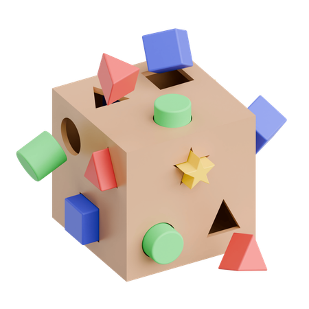 Shape Sorting  3D Icon