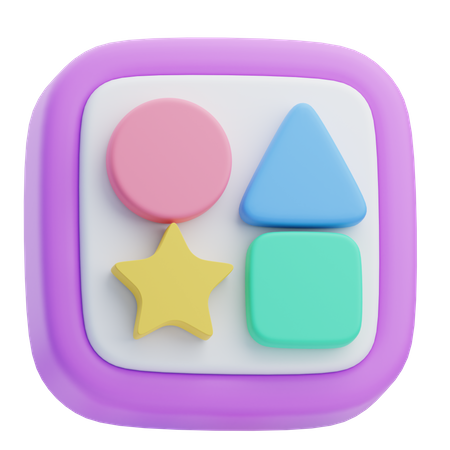 Shape Toy  3D Icon