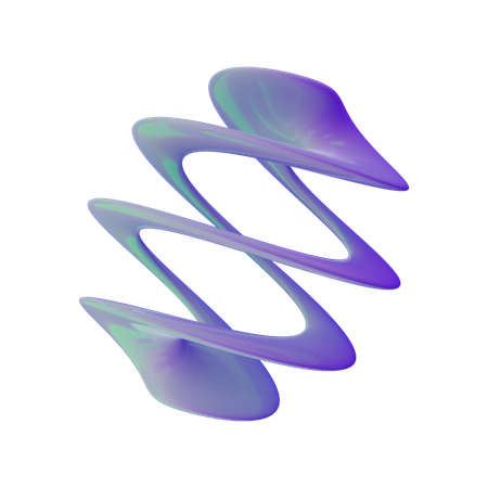 Shape Unik Abstrack  3D Icon