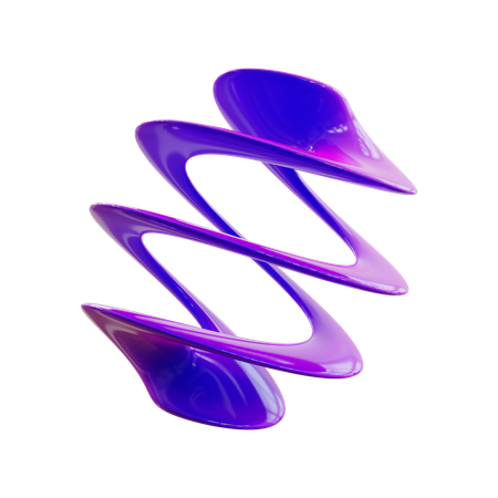 Shape Unik Abstrack  3D Icon