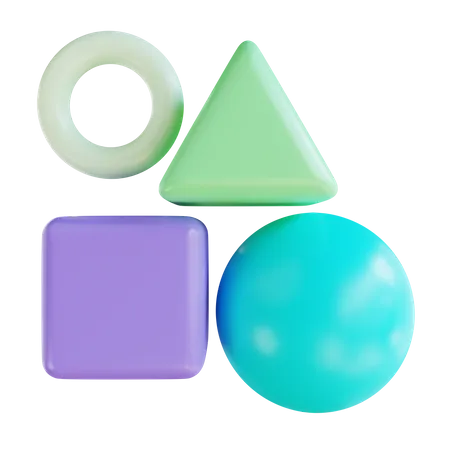 Shapes Design  3D Icon