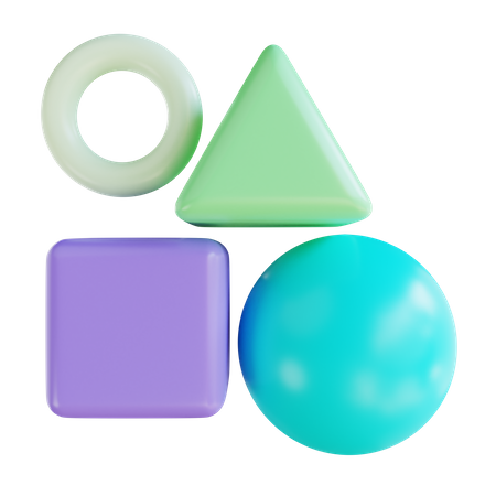 Shapes Design 3D Icon